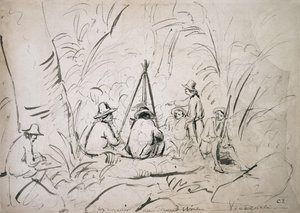 Escursione al Monte Avila, Venezuela da Camille Jacob Pissarro