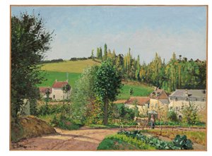 Amleto vicino a Pontoise, 1872 da Camille Jacob Pissarro