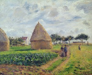 Covoni di fieno da Camille Jacob Pissarro