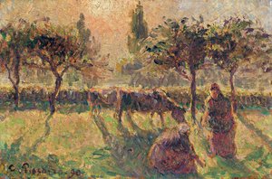 Nei campi, 1890 da Camille Jacob Pissarro