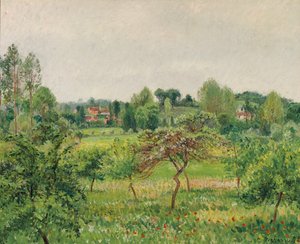 Giugno, tempo piovoso, Eragny da Camille Jacob Pissarro