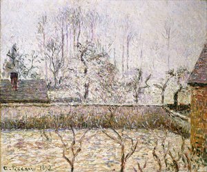 Paesaggio con Gelo e Nebbia, Eragny