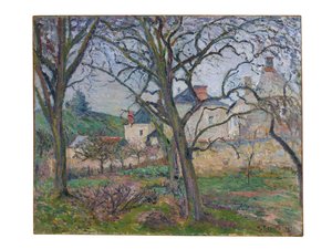 Il giardino di Maubuisson, visto verso la costa Saint-Denis, Pontoise, 1876 da Camille Jacob Pissarro