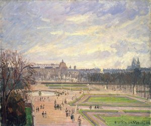 Il giardino delle Tuileries. Dipinto di Camille Pissaro (1830-1903), olio su tela