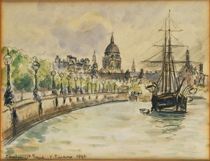 Londra, Cattedrale di San Paolo, 1890 da Camille Jacob Pissarro