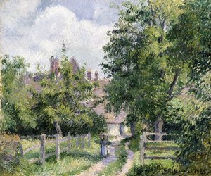 Saint-Martin, vicino a Gisors, 1885 da Camille Jacob Pissarro