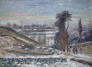 Paesaggio Nevoso vicino a l