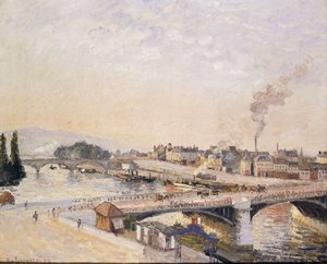 Alba su Rouen da Camille Jacob Pissarro