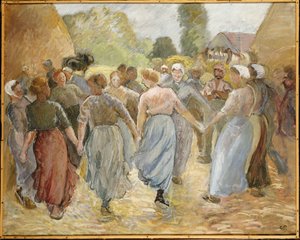 Il cerchio, c.1884 da Camille Jacob Pissarro