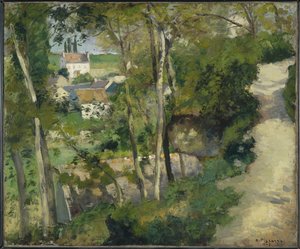 La salita, Rue de la Cote-du-Jalet, Pontoise da Camille Jacob Pissarro