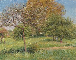 Il grande noce, mattina, Eragny, 1901 da Camille Jacob Pissarro