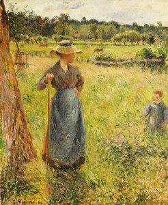 Il fienaiolo da Camille Jacob Pissarro
