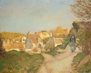 La collina a Jallais, Pontoise, 1875 da Camille Jacob Pissarro