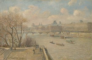 Il Louvre dal Pont Neuf, 1902 da Camille Jacob Pissarro