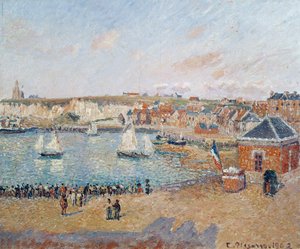 Il porto esterno a Dieppe, 1902