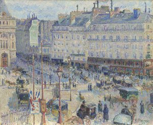 Place du Havre, Parigi, 1893 da Camille Jacob Pissarro