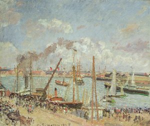 Il porto di Le Havre, pomeriggio, sole, 1903 da Camille Jacob Pissarro