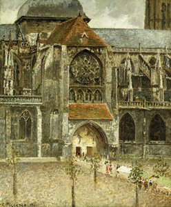 Il portale della chiesa di Saint-Jacques a Dieppe
