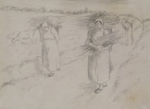 I raccoglitori di rami, c.1896 da Camille Jacob Pissarro