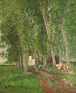 Sottobosco a Moret da Camille Jacob Pissarro