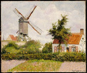 Mulino a vento a Knokke, Belgio, 1894