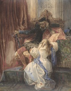Il perdono rifiutato da Kenilworth di Sir Walter Scott da Camille Joseph Etienne Roqueplan