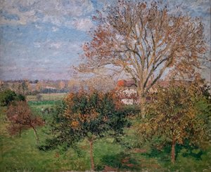 Autunno, mattina a Eragny da Camille Pissarro