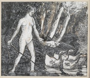 Bagnante con Oche, 1895