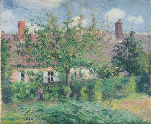 Casa colonica a Éragny da Camille Jacob Pissarro