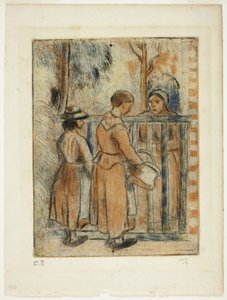 Donne mendicanti da Camille Pissarro
