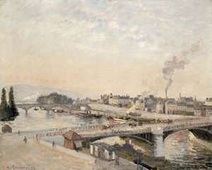 Ponti Boieldieu e Corneille da Camille Jacob Pissarro