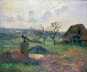 Fornace di mattoni a Eragny da Camille Pissarro