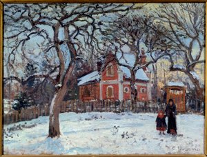 Castagno e Louveciennes da Camille Jacob Pissarro