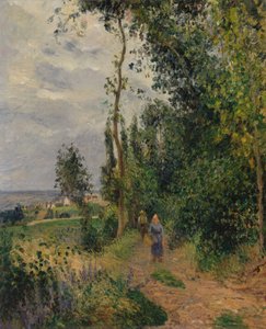 Côte des Grouettes, vicino a Pontoise, c.1878 da Camille Jacob Pissarro