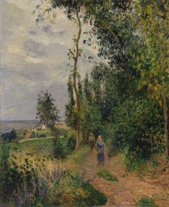 Côte des Grouettes, vicino a Pontoise, probabilmente 1878 da Camille Jacob Pissarro