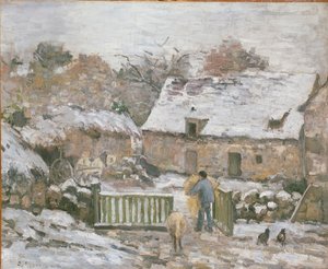 Fattoria a Montfoucault: Effetto neve da Camille Pissarro