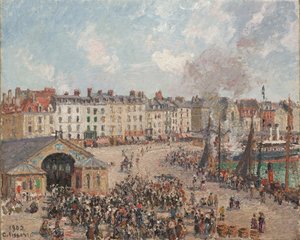 Mercato del pesce da Camille Pissarro