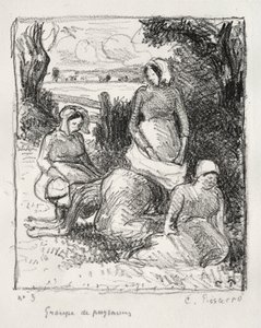 Gruppo di contadini da Camille Pissarro