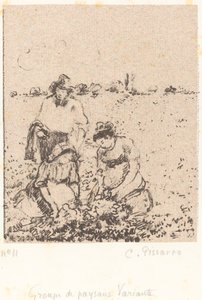 Gruppo di contadini da Camille Pissarro