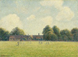 Hampton Court Green, 1891 da Camille Pissarro