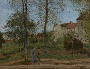Case a Bougival da Camille Jacob Pissarro
