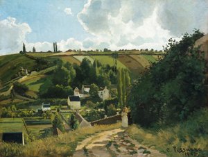 Collina di Jalais a Pontoise da Camille Jacob Pissarro