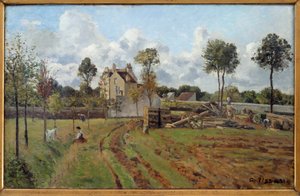 Paesaggio. Veduta di Louveciennes da Camille Jacob Pissarro