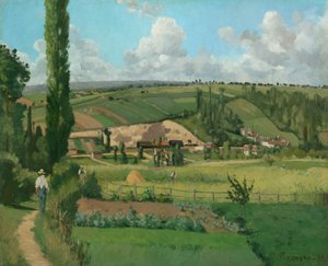 Paesaggio a Les Pâtis, Pontoise da Camille Pissarro