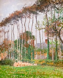 Paesaggio a Varengeville, c. 1889 da Camille Pissarro