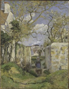 Paesaggio vicino a Pontoise da Camille Jacob Pissarro