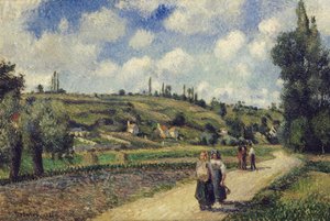 Paesaggio nei pressi di Pontoise, strada di Auvers, 1881