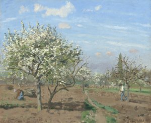 Frutteto in fiore, Louveciennes da Camille Jacob Pissarro