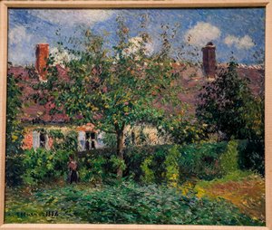 Casa contadina a Éragny da Camille Pissarro