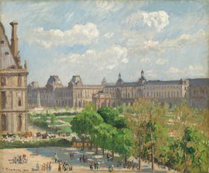 Place du Carrousel, Parigi da Camille Pissarro